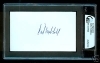Carl Hubbell 3 x 5 Autograph (New York Giants)